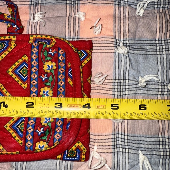 Vera Bradley Vintage Colorful Patterned Women's Wallet - Picture 7 of 9